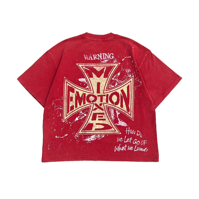 Mixed Emotions Red “Crimson” Tee Main Image