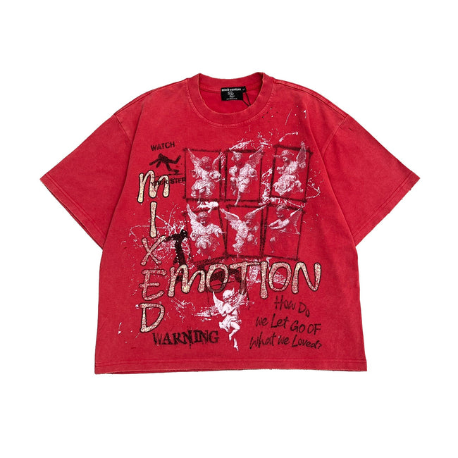 Mixed Emotions Red “Crimson” Tee Hover Image