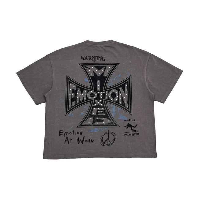 Mixed Emotions Grey “Friends” Tee Main Image