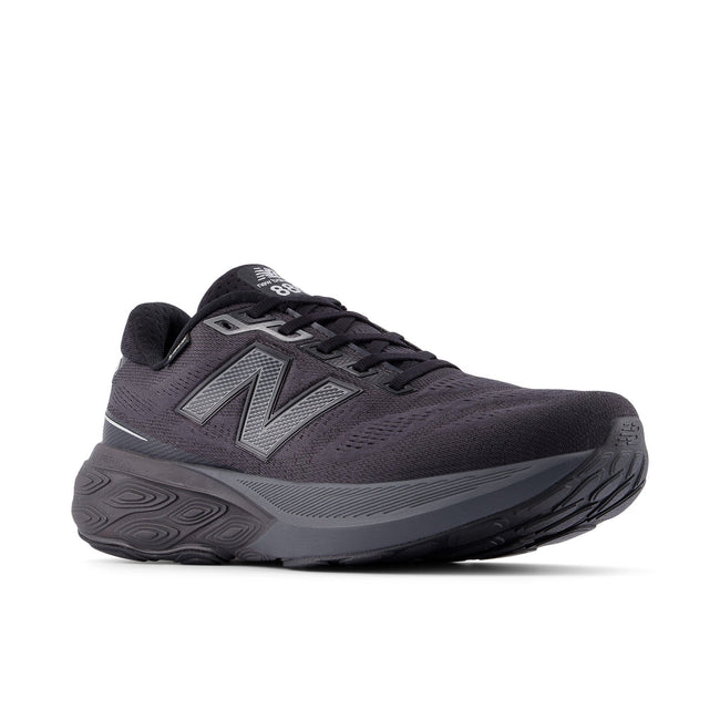 New Balance Men's Fresh Foam X 880v15 GORE-TEX® in Black with Castlerock and Silver Metallic Main Image
