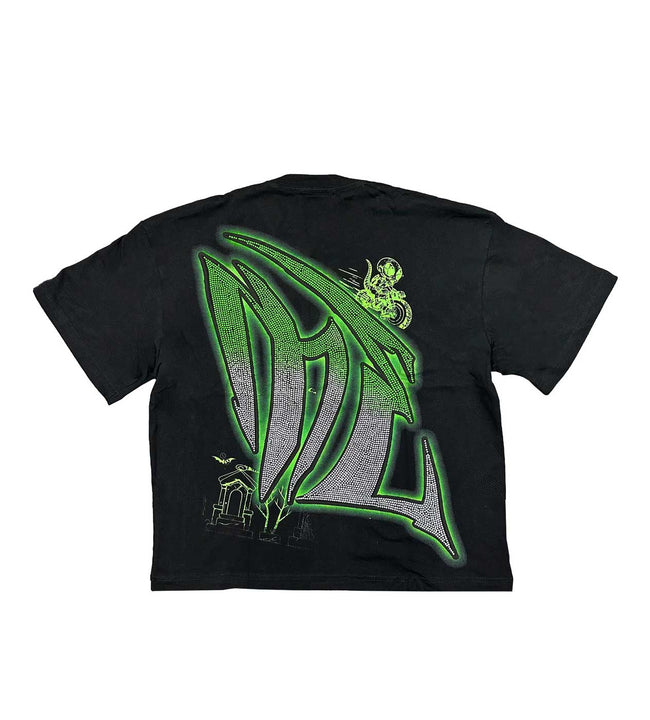 Mixed Emotions Goblin Rhinestone Tee Black Main Image