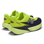 New Balance Men's FuelCell Rebel v5 in Alkaline Green with Boysenberry and Dark Silver Metallic