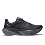 New Balance Men's FuelCell Rebel v5 in Black with Castlerock and Silver Metallic