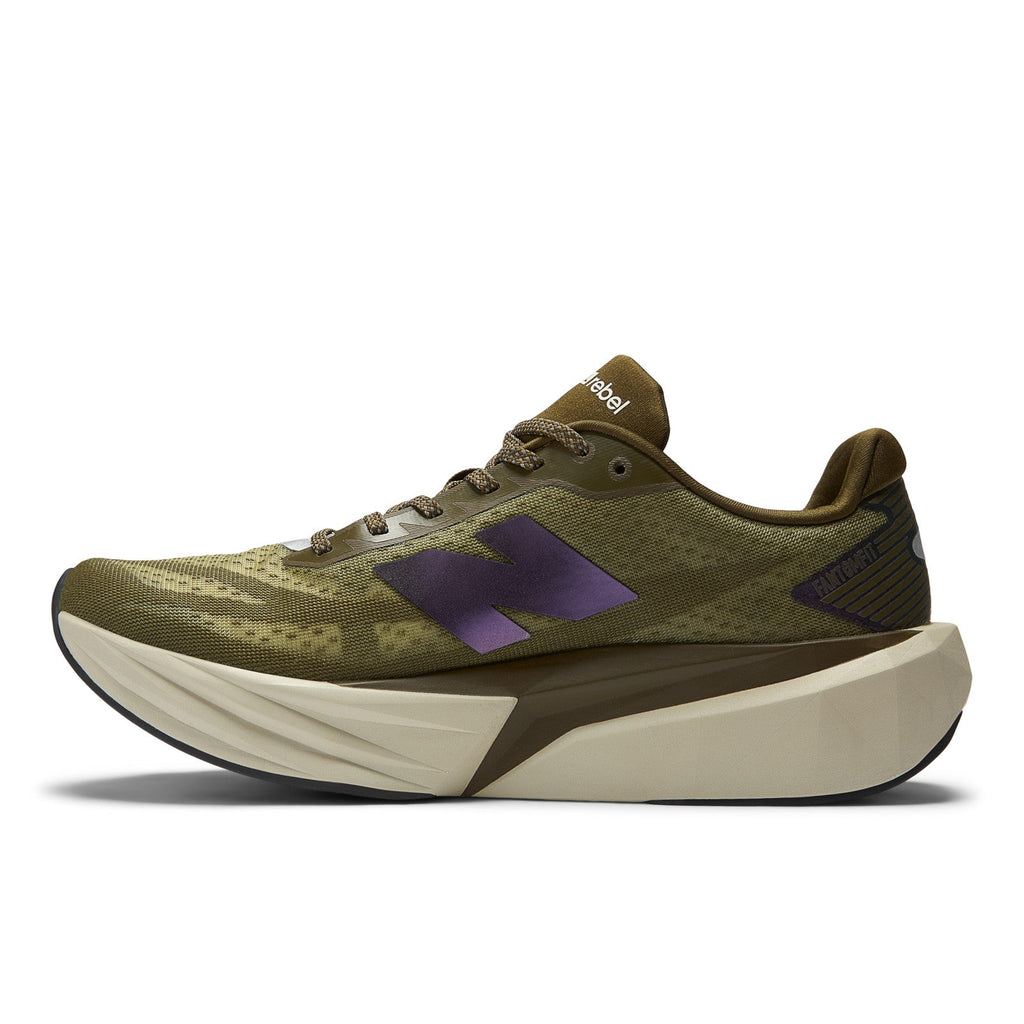 New Balance Men's FuelCell Rebel v5 in Woodland/Shipyard/Silver Metallic