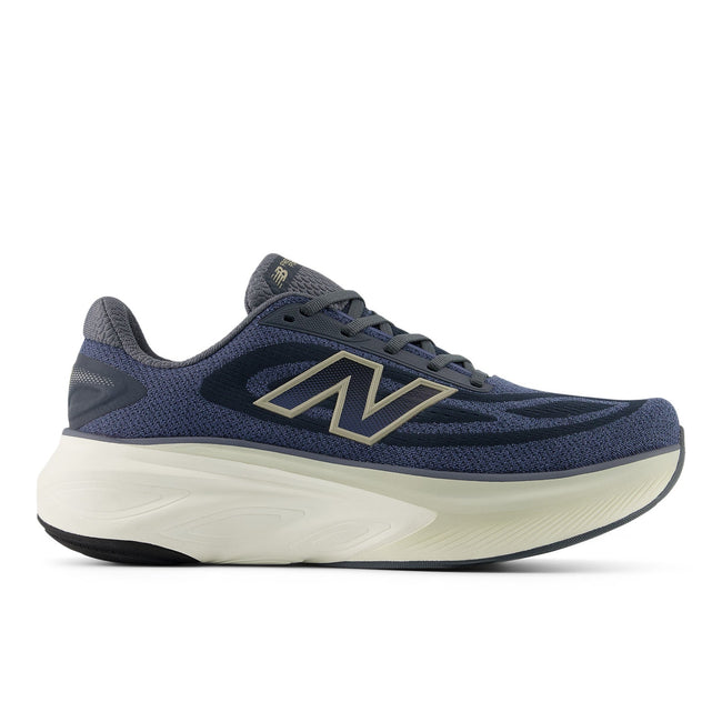 New Balance Men's Fresh Foam X More v6 in Graphite with Vintage Indigo and Shipyard Hover Image