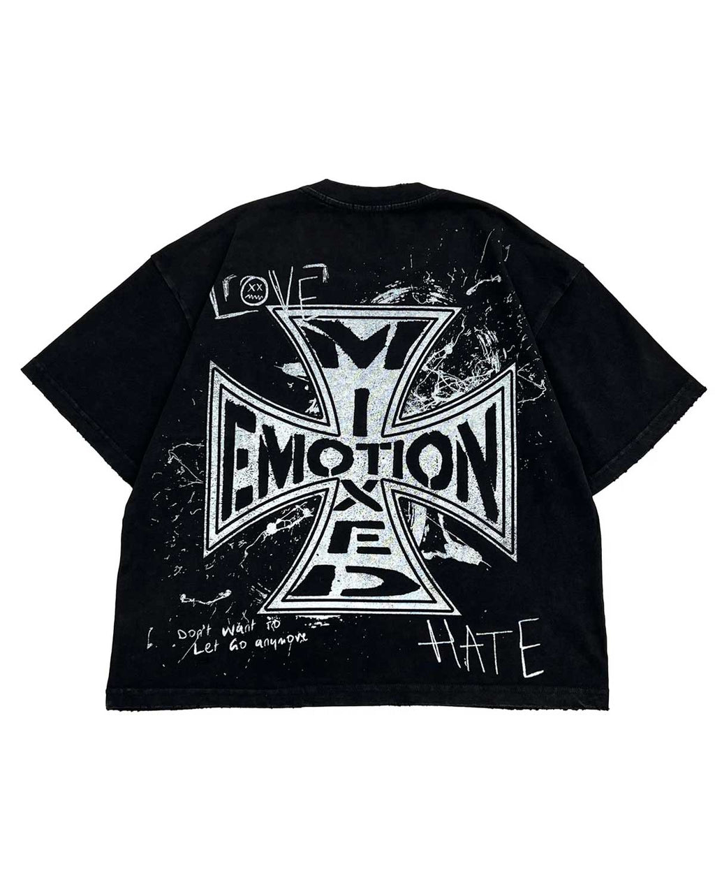 Mixed Emotions Chaos Tee Black