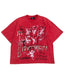 Mixed Emotions Crimson Tee Red