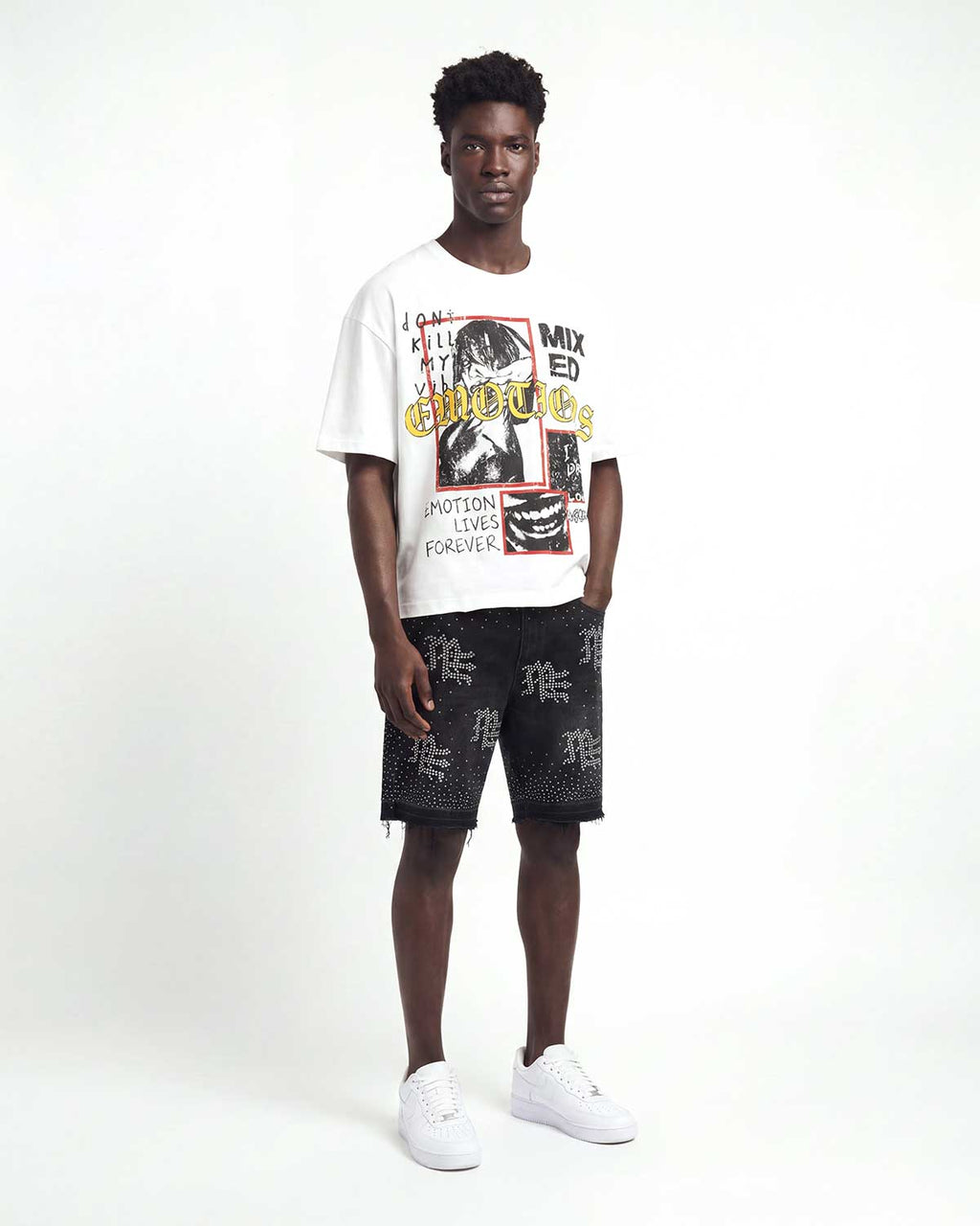 Mixed Emotions Forever Tee Cream
