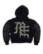 Mixed Emotions Pearl Hoodie Black