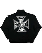 Mixed Emotions Quarter Zip Up Jacket Black