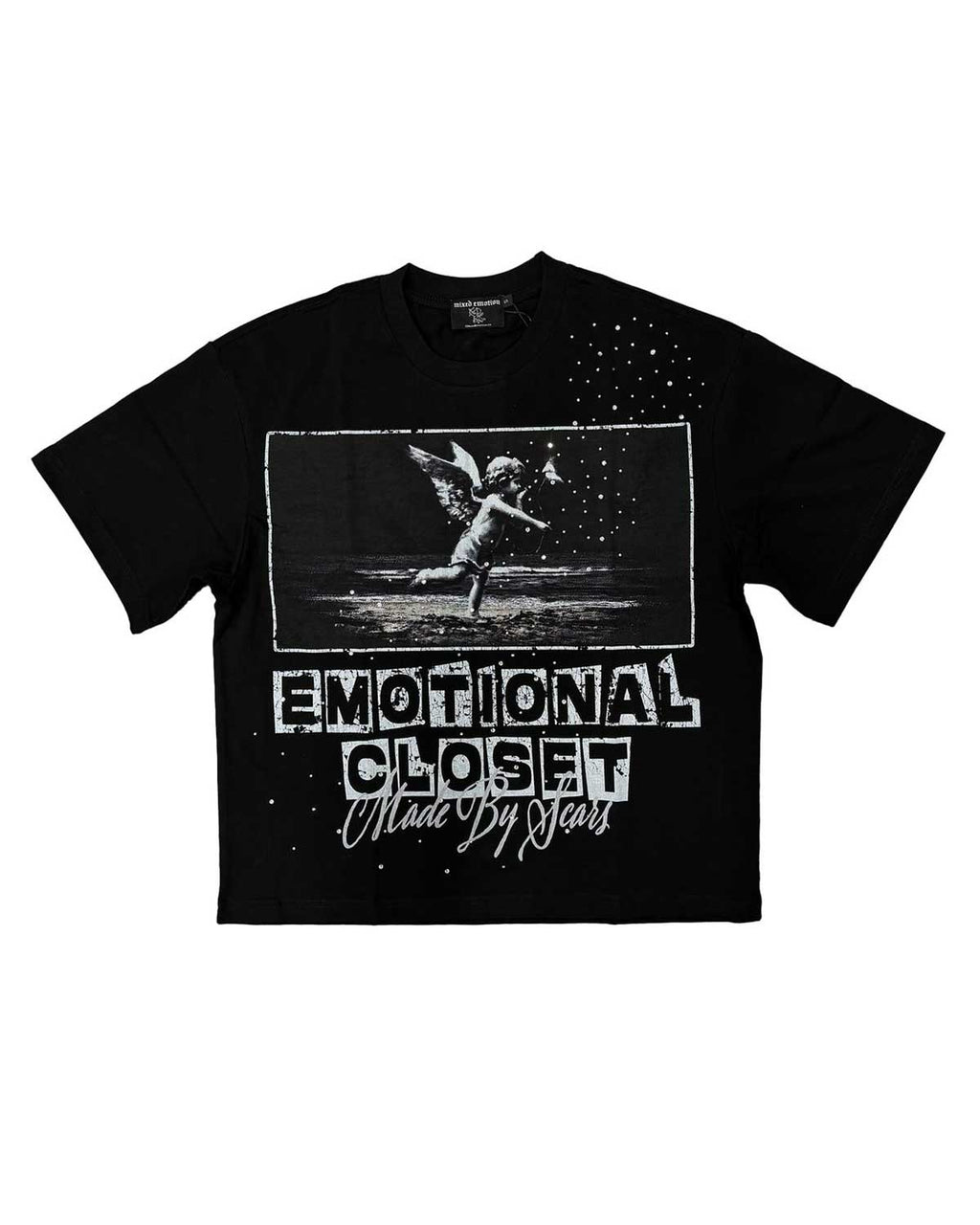 Mixed Emotions Scar Tee Black