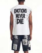 Mixed Emotions Starboy Sleeveless Tee Cream