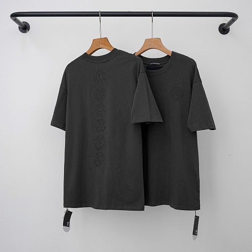 Chrome Hearts Essential Minimalist Short Sleeve T-Shirt (Dark Grey) Hover Image