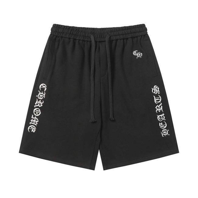 Chrome Hearts Black Script Logo Sweatshorts Hover Image
