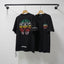 Chrome Hearts Rainbow Gradient Horseshoe & Cross T-Shirt (Black)