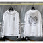 Chrome Hearts Monogram Sleeve Accent Hoodie (White)