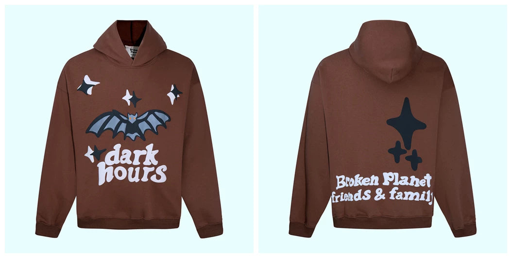 Broken planet Hip Hop Hoodie