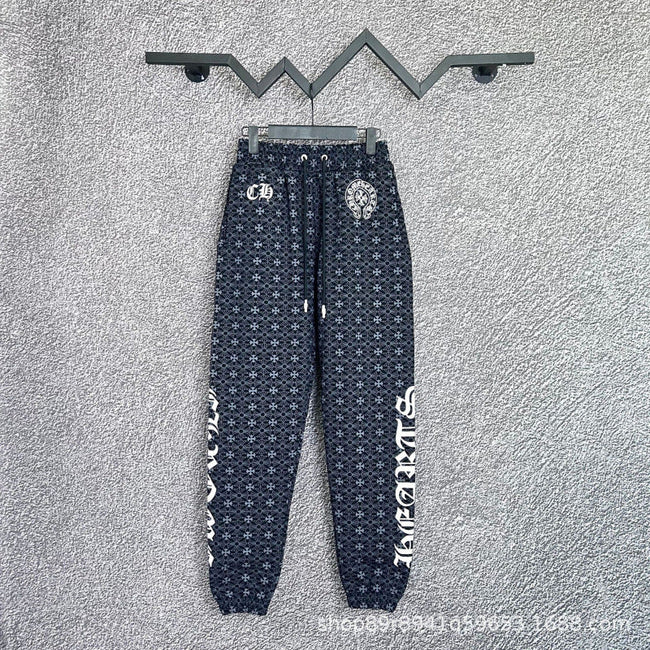 Chrome Hearts Monogram All-Over Print Lounge Pants (Dark Navy) Hover Image