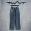 Chrome Hearts Acid Wash Straight-Leg Lounge Pants
