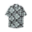 Chrome Hearts Black & Gray Large Cross Monogram Short-Sleeve Shirt