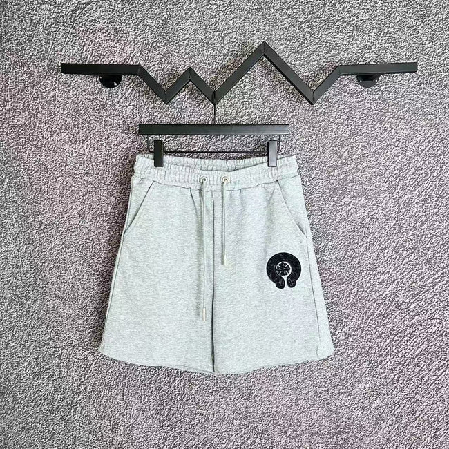 Chrome Hearts Light Gray Horseshoe Logo Sweatshorts Hover Image
