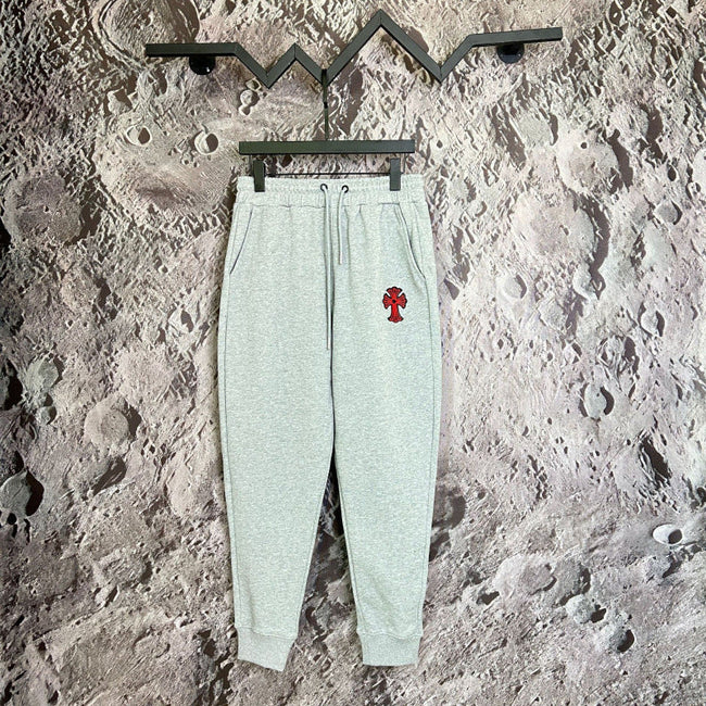Chrome Hearts Red Cross Applique Lounge Pants (Grey) Hover Image