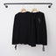 Chrome Hearts Dark Cross Motif Henley Long Sleeve (Black)