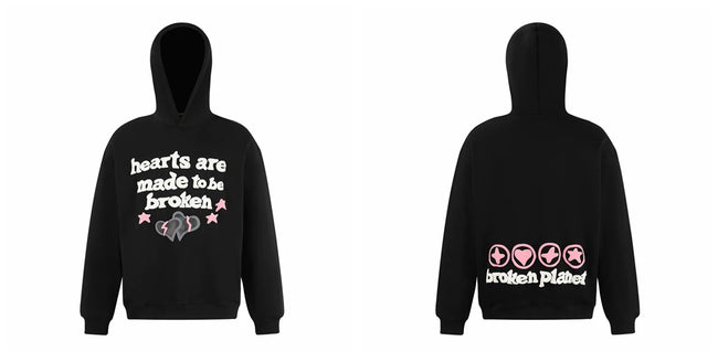 Broken planet Broken Print Hoodie Hover Image