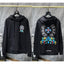 Chrome Hearts Multi-Color Cluster Cross Hoodie (Black)