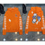 Chrome Hearts Cartoon Graphic & Cross Hoodie (Orange)