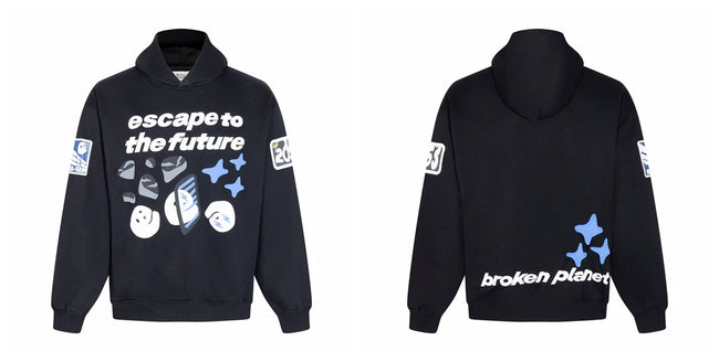 Broken planet Vintage Street Hoodie Hover Image
