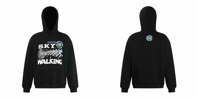 Broken planet Cozy Graphic Hoodie Hover Image