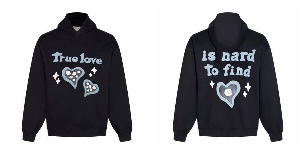 Broken planet Foamy Print Hoodie