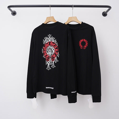 Chrome Hearts Floral Vine Cross Long Sleeve (Black) Hover Image