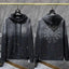 Chrome Hearts Gradient Black/Grey Paint Splatter Horseshoe Hoodie
