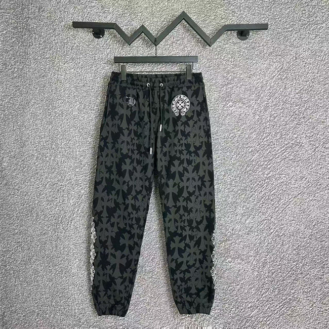Chrome Hearts Camo Print Cross Lounge Pants (Dark Grey) Hover Image
