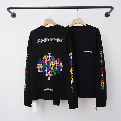 Chrome Hearts Multi-Color Cross Cluster Long Sleeve (Black) Hover Image