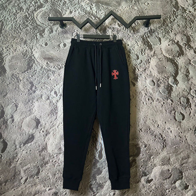 Chrome Hearts Red Cross Applique Lounge Pants (Black) Hover Image