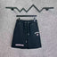 Chrome Hearts Black & Pink Cross Patch Script Sweatshorts