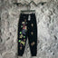 Chrome Hearts Graffiti & Cross Patch Lounge Pants (Black)