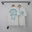 Chrome Hearts Melted Drip Cross Graphic Short Sleeve T-Shirt (White/Green)