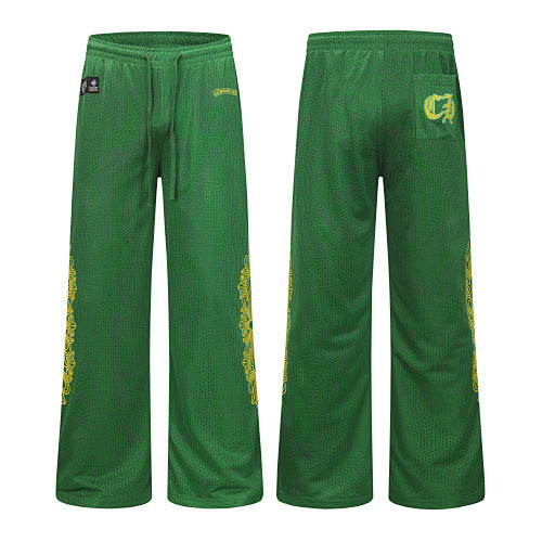 Chrome Hearts Drawstring Lounge Sweatpants (Green) Hover Image