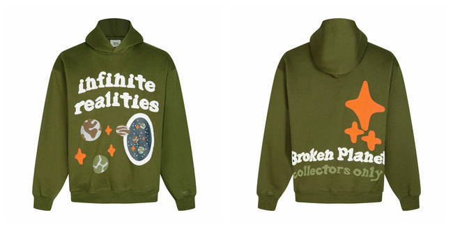 Broken planet Relaxed Fit Hoodie Hover Image