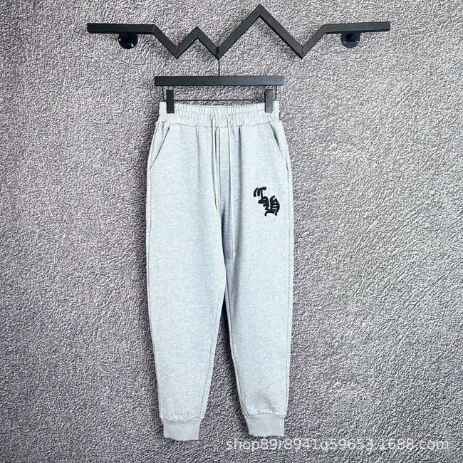Chrome Hearts Cross Pocket Lounge Pants (Light Grey) Hover Image