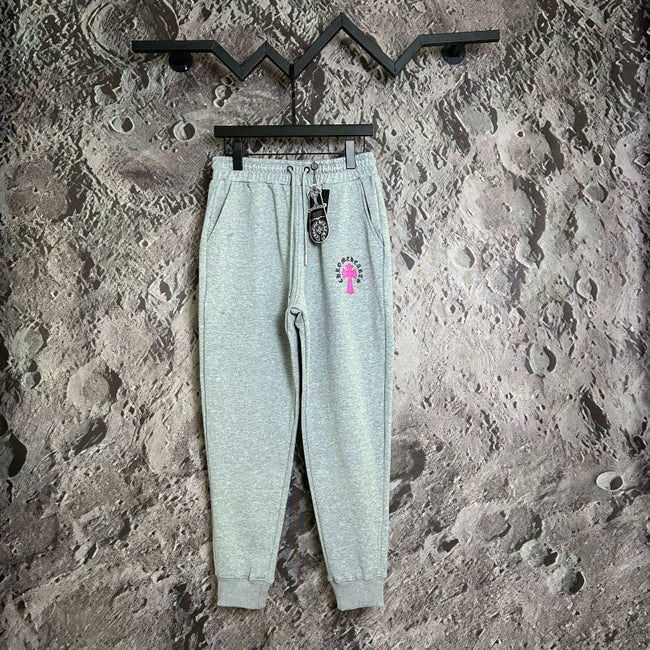 Chrome Hearts Pink Cross Applique Lounge Pants (Grey) Hover Image