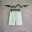 Chrome Hearts Light Gray Tonal Script Logo Sweatshorts