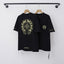 Chrome Hearts Yellow Horseshoe & Cross Short Sleeve T-Shirt (Black)