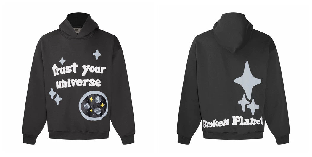 Broken planet Y2K Street Hoodie