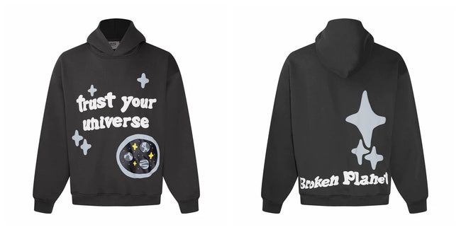 Broken planet Y2K Street Hoodie Hover Image