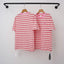 Chrome Hearts Monogram Striped Short Sleeve T-Shirt (Pink/White)